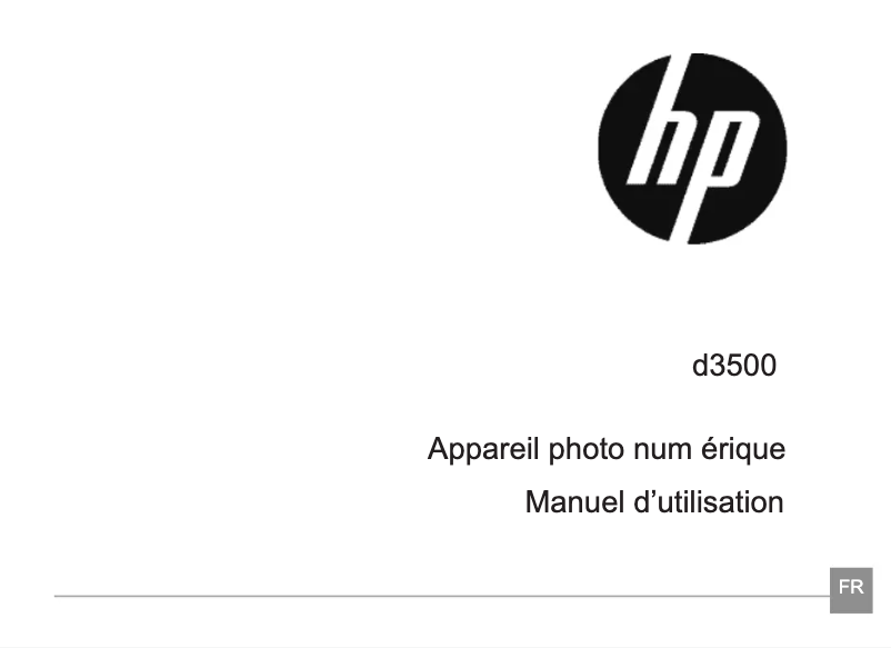 Page 1 de la notice Manuel utilisateur HP d3500