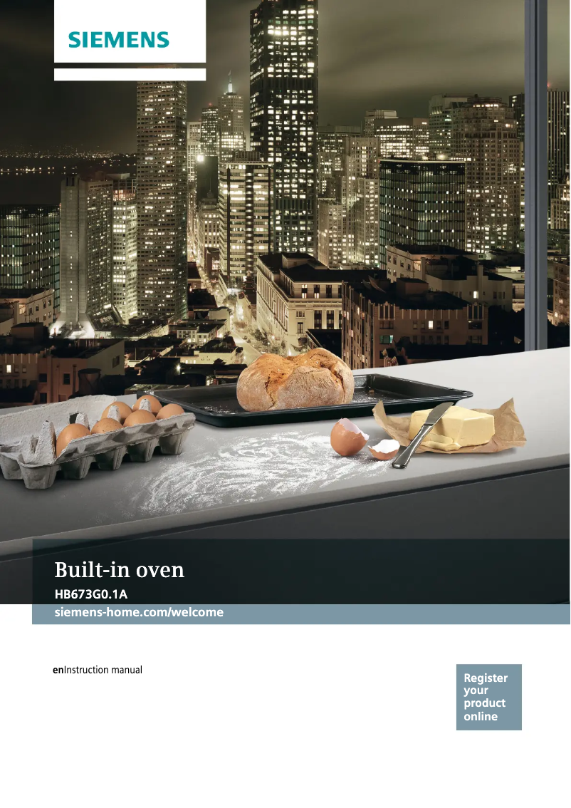 Page 1 de la notice Manuel utilisateur Siemens HB673G0S1A