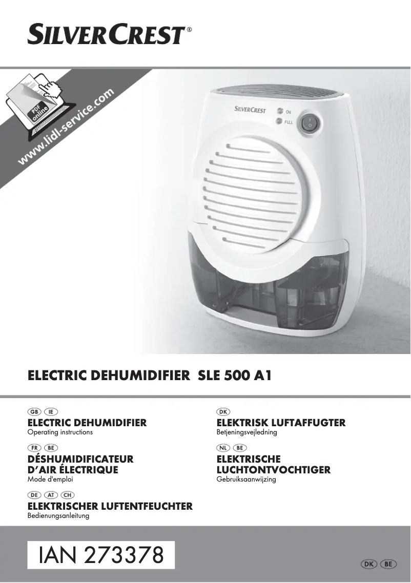 Page 1 de la notice Manuel utilisateur SilverCrest SLE 500 A1