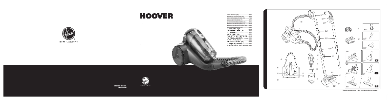 Page n°1 - Manuel utilisateur Hoover Reactiv RC81_RC16011