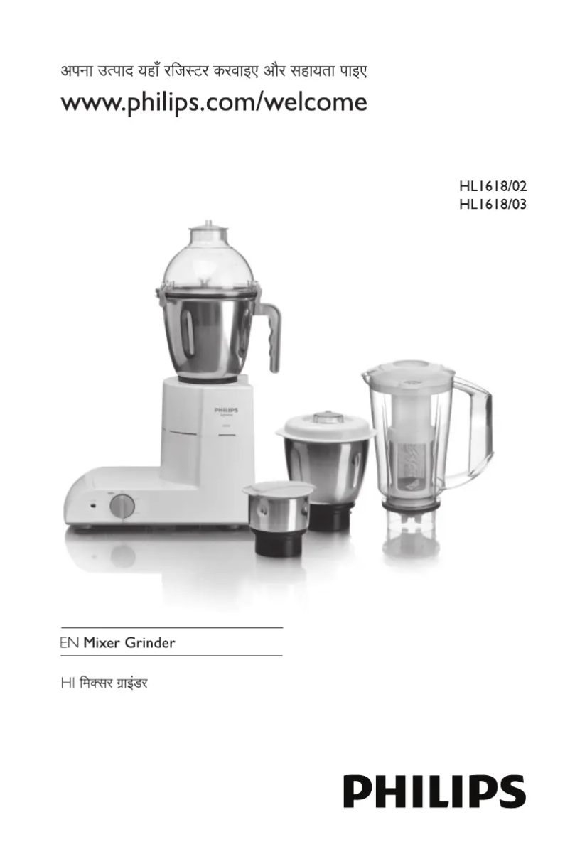 Page 1 de la notice Manuel utilisateur Philips HL1618