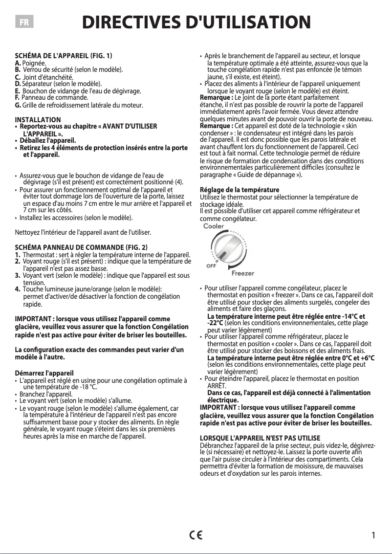 Imagen de la primera página del manual del dispositivo CF 350 A+ 2