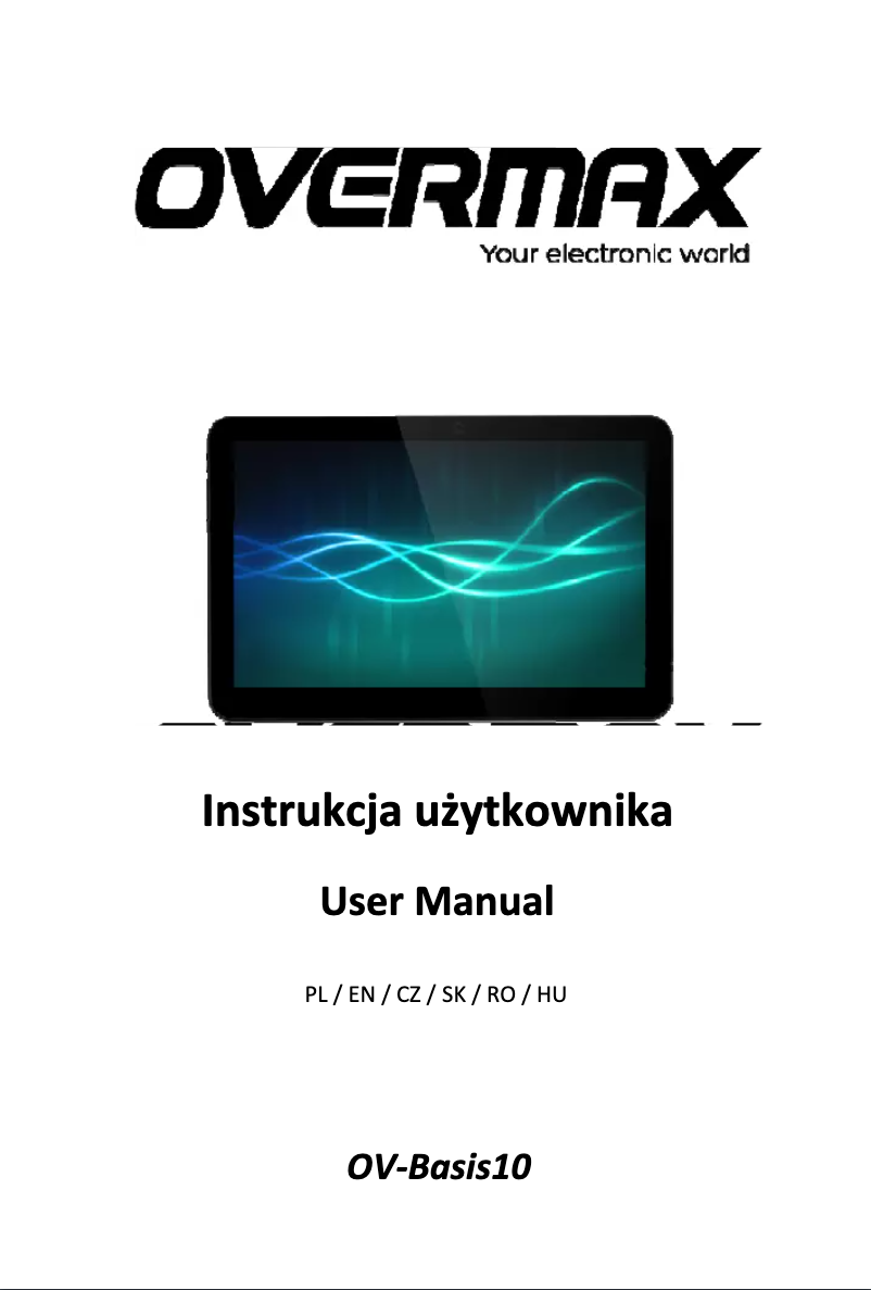 Page n°1 - Manuel utilisateur Overmax Basis 10