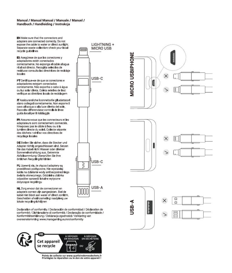 Page 1 of the manual User Manual Mars Gaming MCA-ECO
