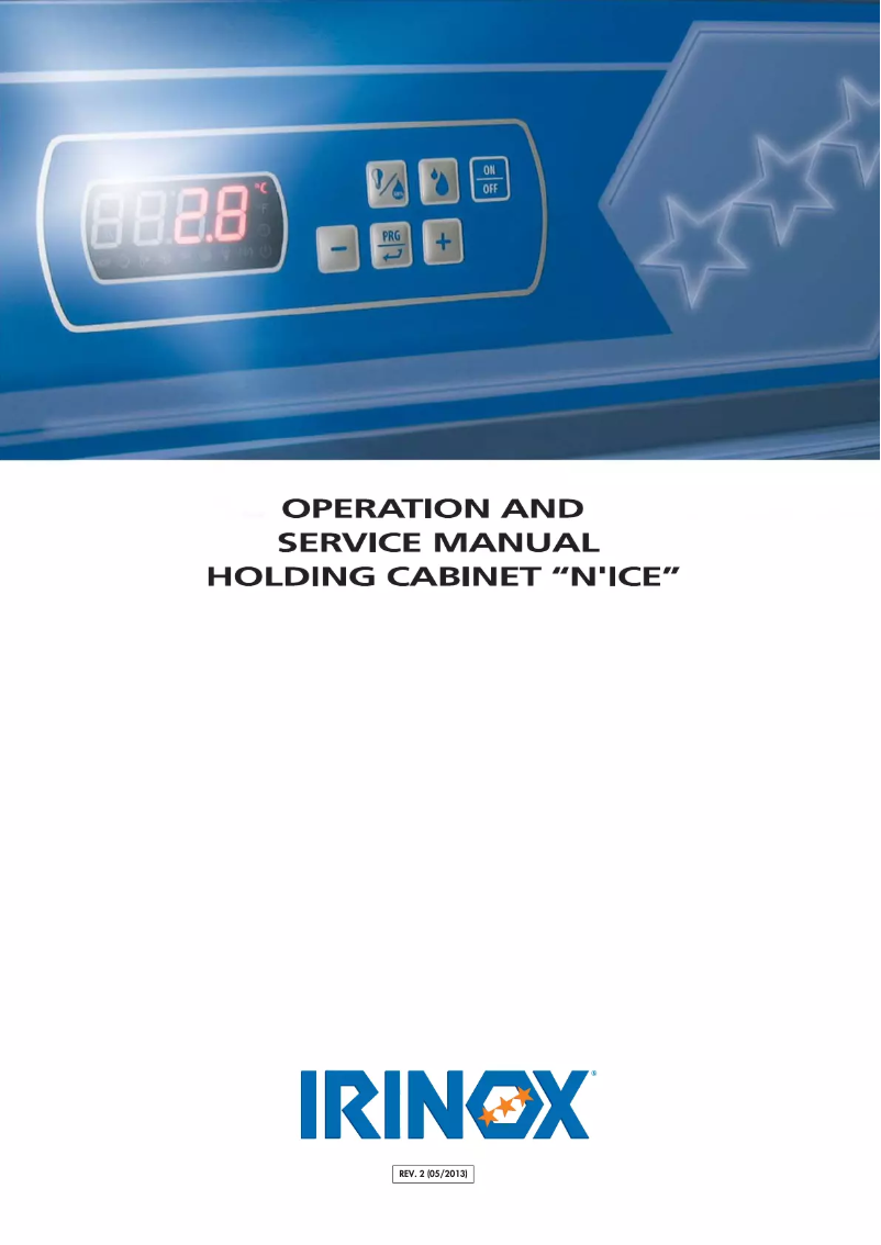 Page n°1 - Manuel utilisateur Carpigiani Irinox NIce