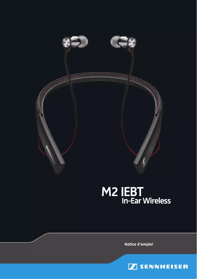 Page n°1 - Manuel utilisateur Sennheiser MOMENTUM In-Ear Wireless Black