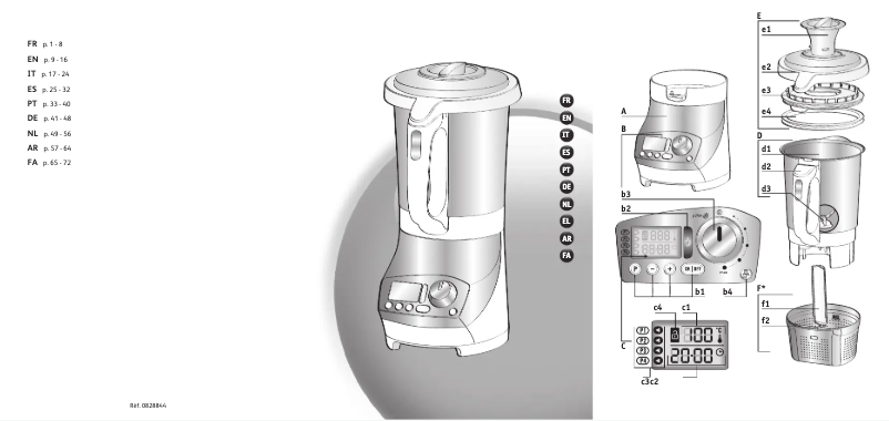 Página 1 del manual Manual de usuario Tefal Soup & Co BL9031