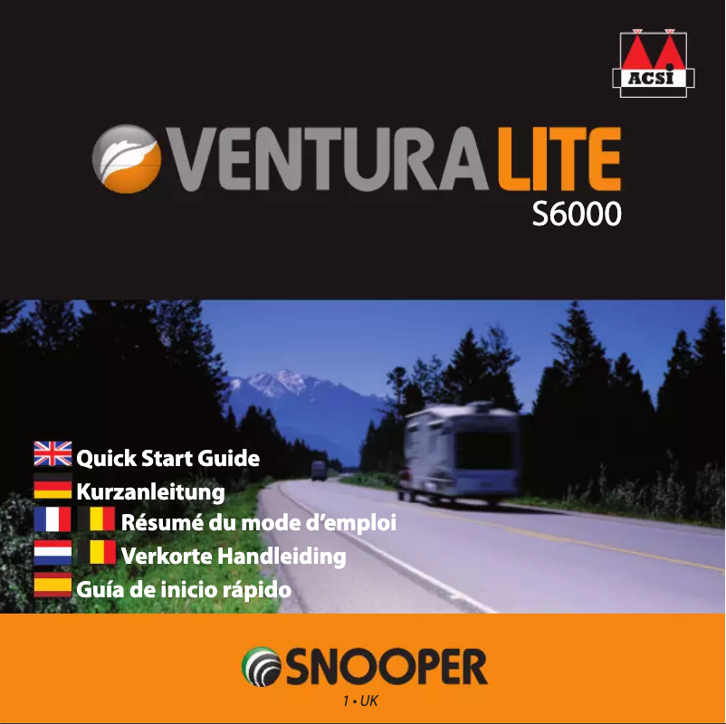 Image de la première page du manuel de l'appareil Ventura Lite S6000