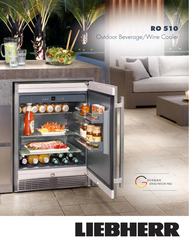 Page 1 de la notice Fiche technique Liebherr RO510