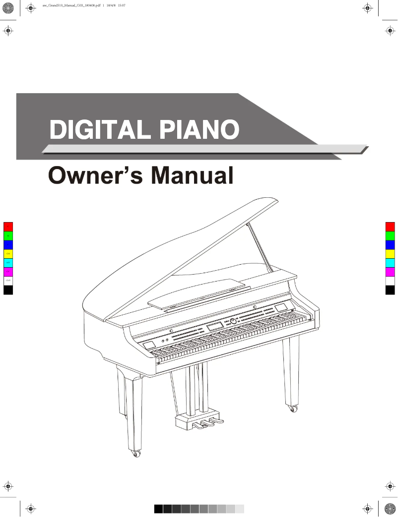 Image de la première page du manuel de l'appareil GRAND510/BK