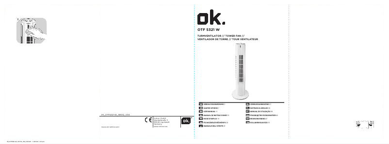 Page 1 de la notice Manuel utilisateur OK OTF 5321 W