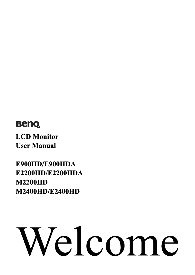 Image de la première page du manuel de l'appareil E2400HD