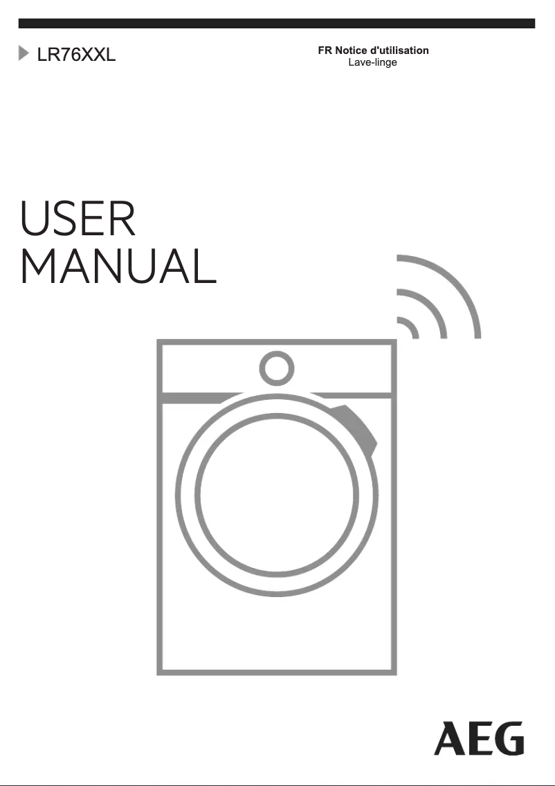 Page n°1 - Manuel utilisateur AEG LR76XXL