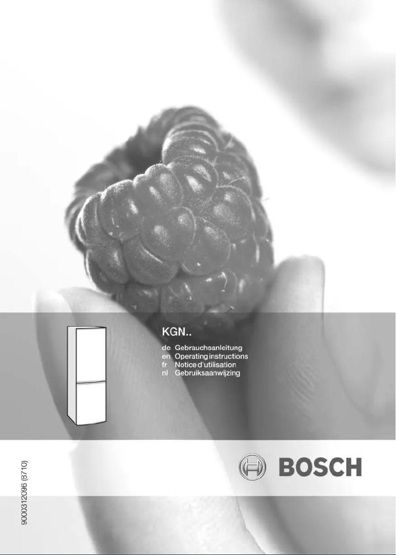 Página 1 del manual Manual de usuario Bosch KGN39A03NL