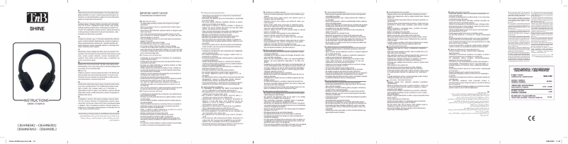 Page n°1 - Manuel utilisateur T'nB Shine