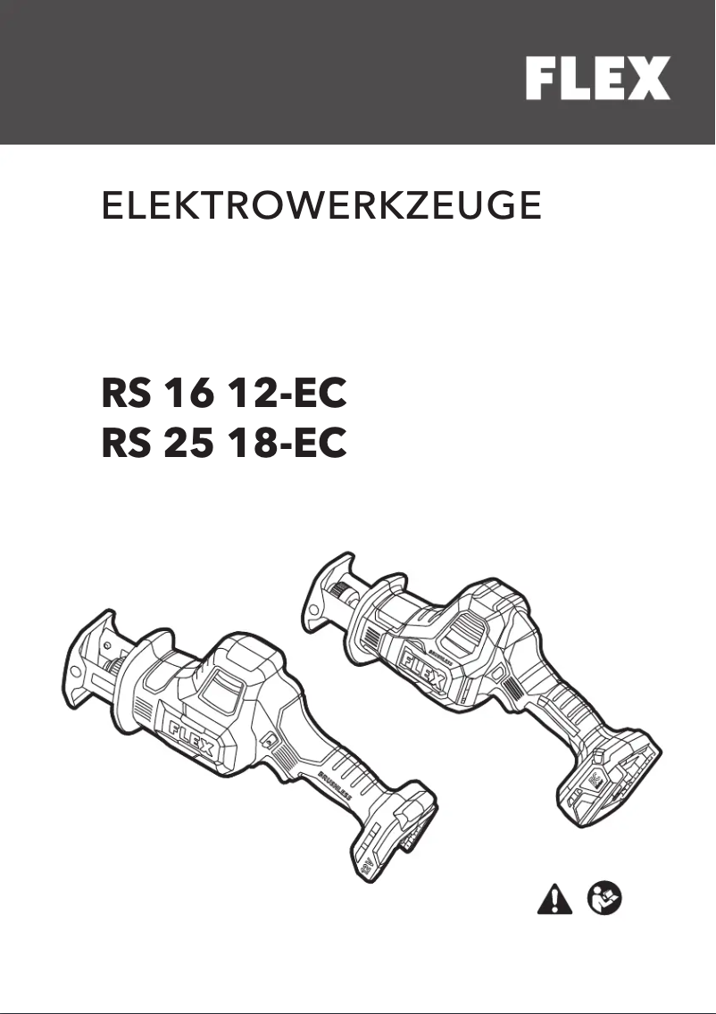 Image de la première page du manuel de l'appareil RS 16 12-EC
