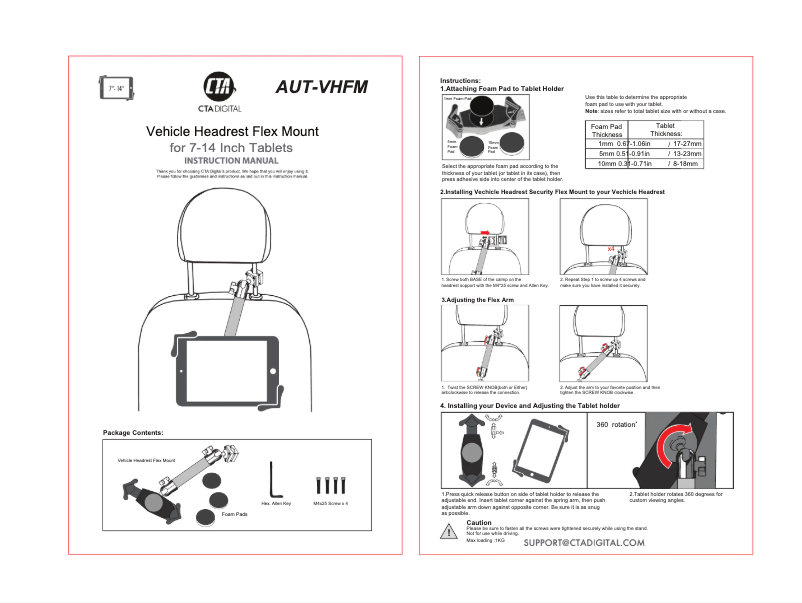 Image de la première page du manuel de l'appareil AUT-VHFM