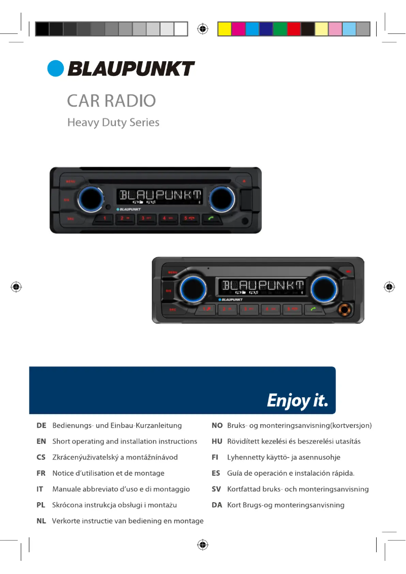 Page 1 de la notice Manuel utilisateur Blaupunkt Dubai 324 DAB BT