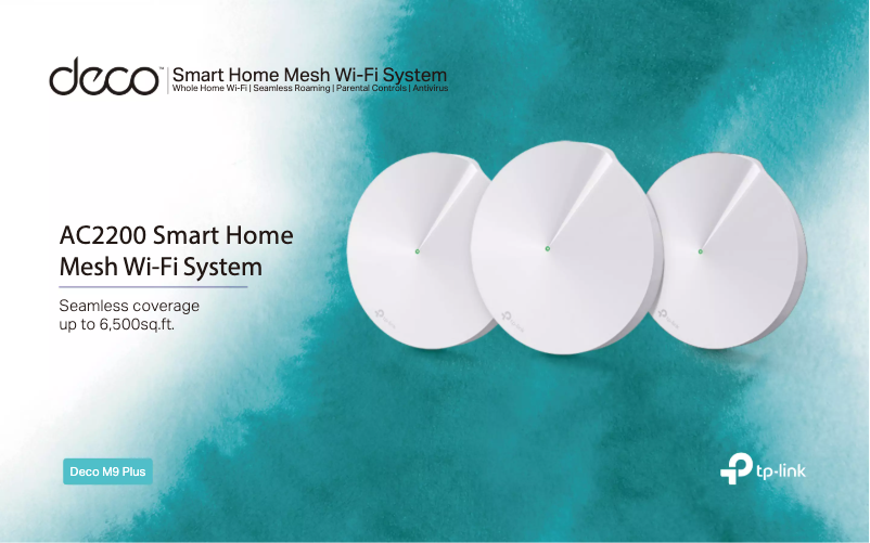 Page n°1 - Fiche technique TP-Link Deco M9 Plus
