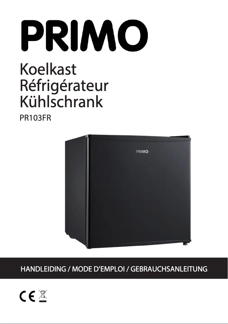 Image de la première page du manuel de l'appareil PR103FR