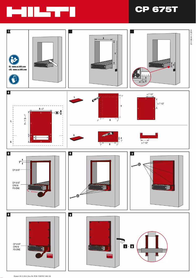 Page n°1 - Manuel utilisateur Hilti CP 675