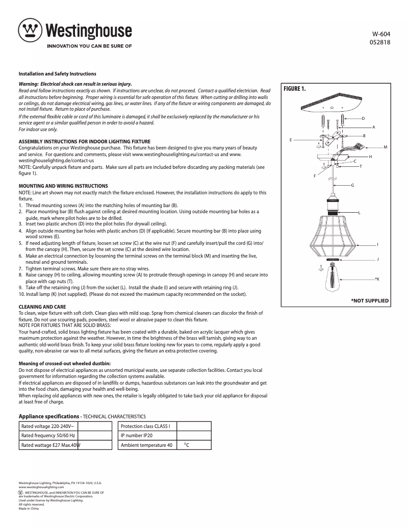 Image de la première page du manuel de l'appareil 6103435