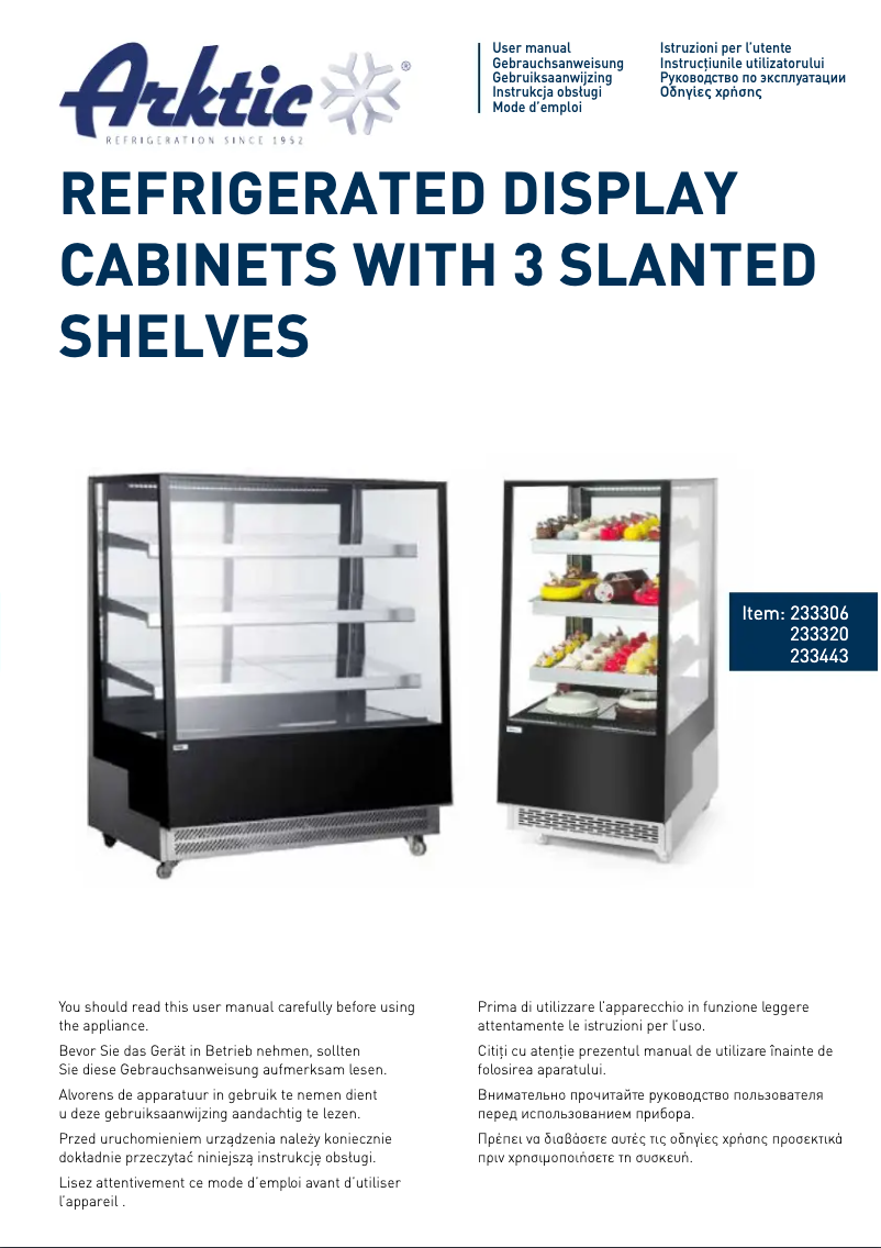 Page n°1 - Manuel utilisateur Arktic 233306