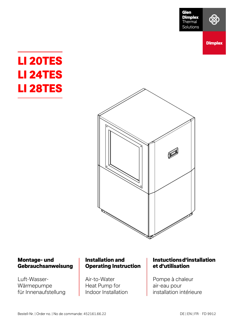 Page n°1 - Manuel utilisateur Dimplex SI LI 24TES