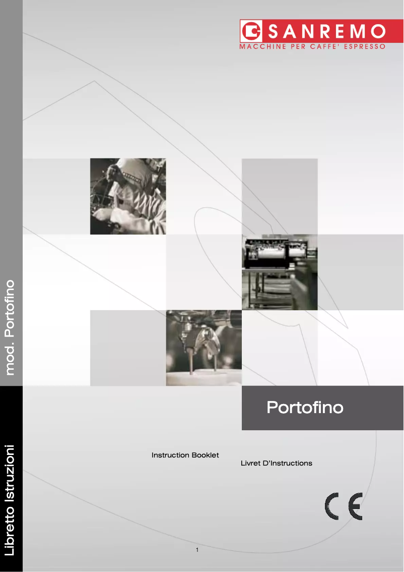Page n°1 - Manuel utilisateur Sanremo Portofino
