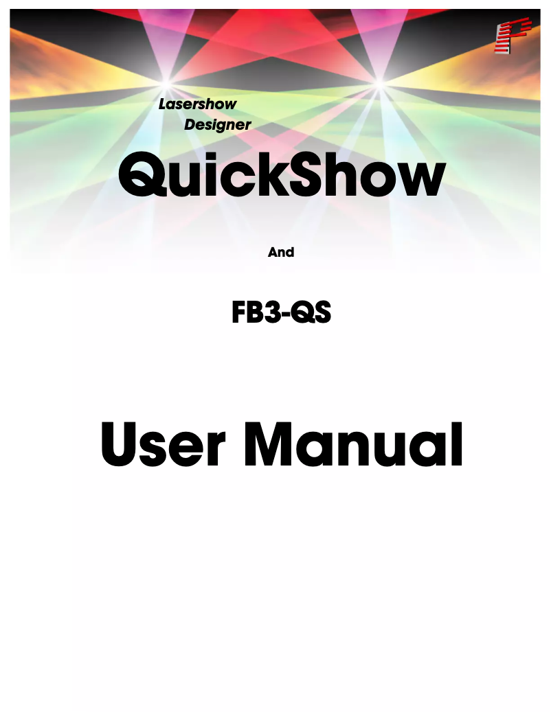 Image de la première page du manuel de l'appareil Pangolin Quickshow