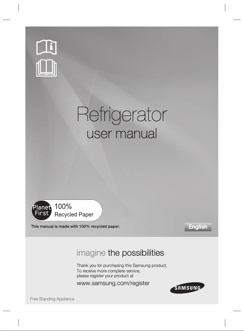 Page n°1 - Manuel utilisateur Samsung RL43WCIH