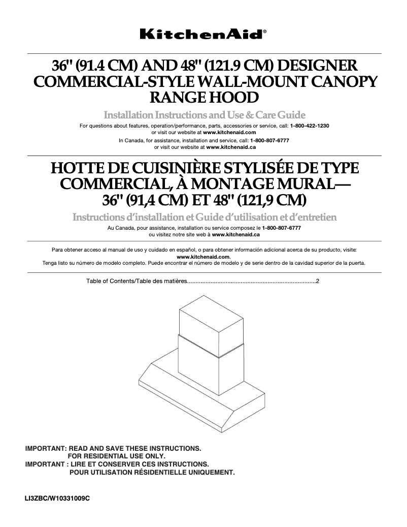 Image de la première page du manuel de l'appareil KXW9748YSS