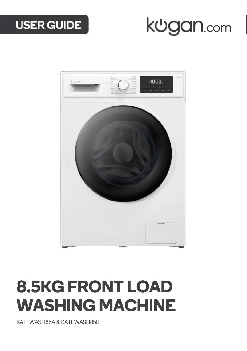 Image de la première page du manuel de l'appareil KATFWASH85B