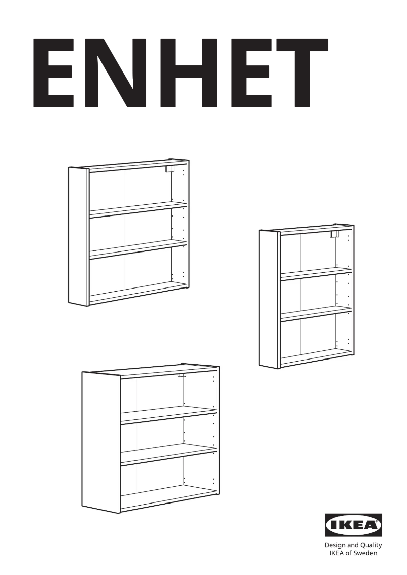Página 1 del manual Manual de usuario Ikea ENHET 604.404.16