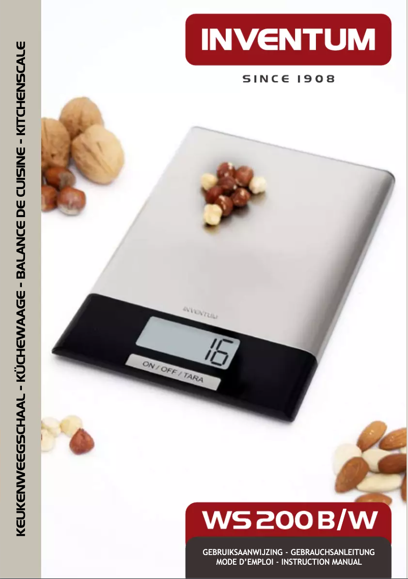 Page n°1 - Manuel utilisateur Inventum WS 200 B W