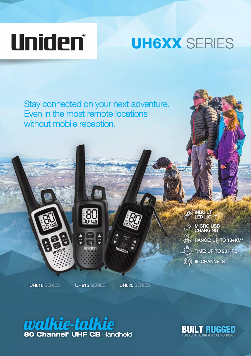 Page n°1 - Brochure Uniden UH615
