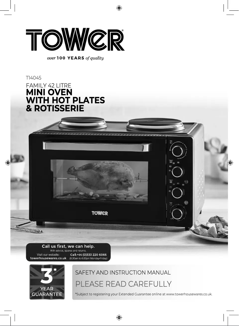 Página 1 del manual Manual de usuario Tower T14045