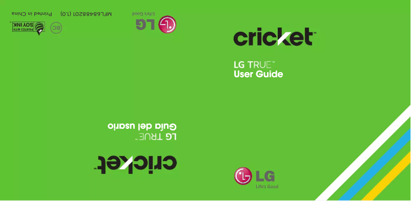 Página 1 del manual Manual de usuario LG True