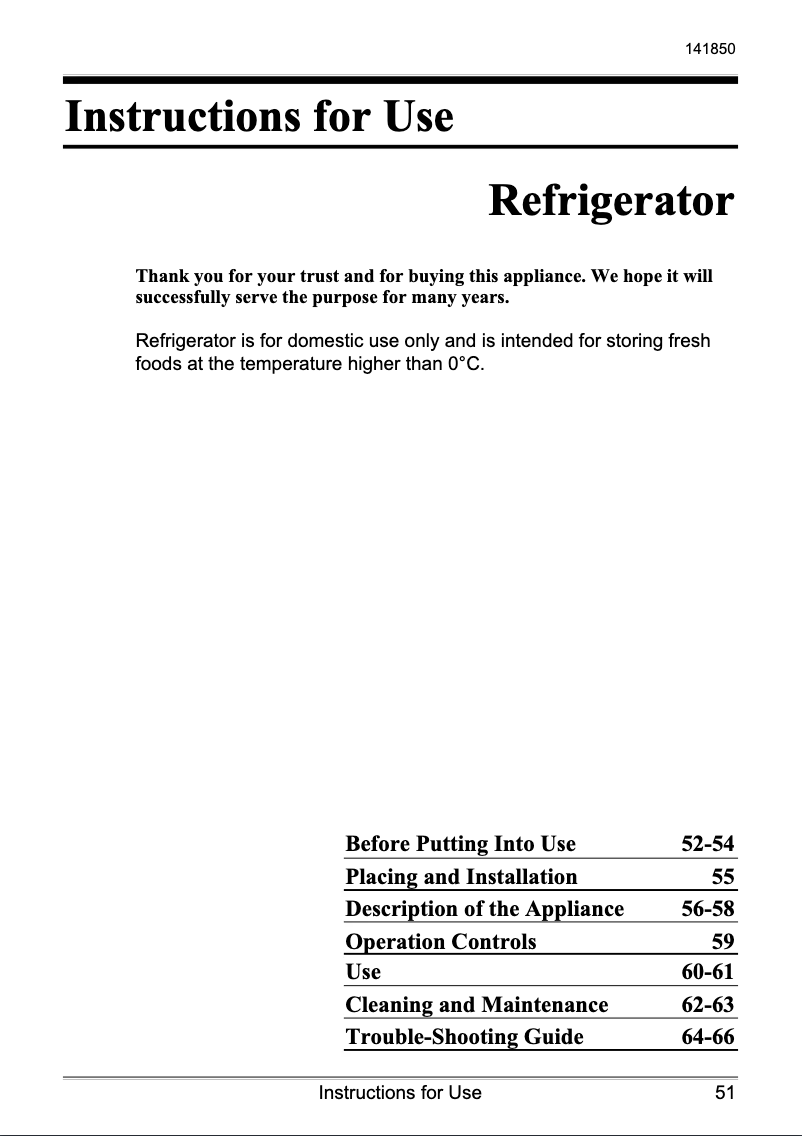 Page n°1 - Manuel utilisateur Smeg FL164A