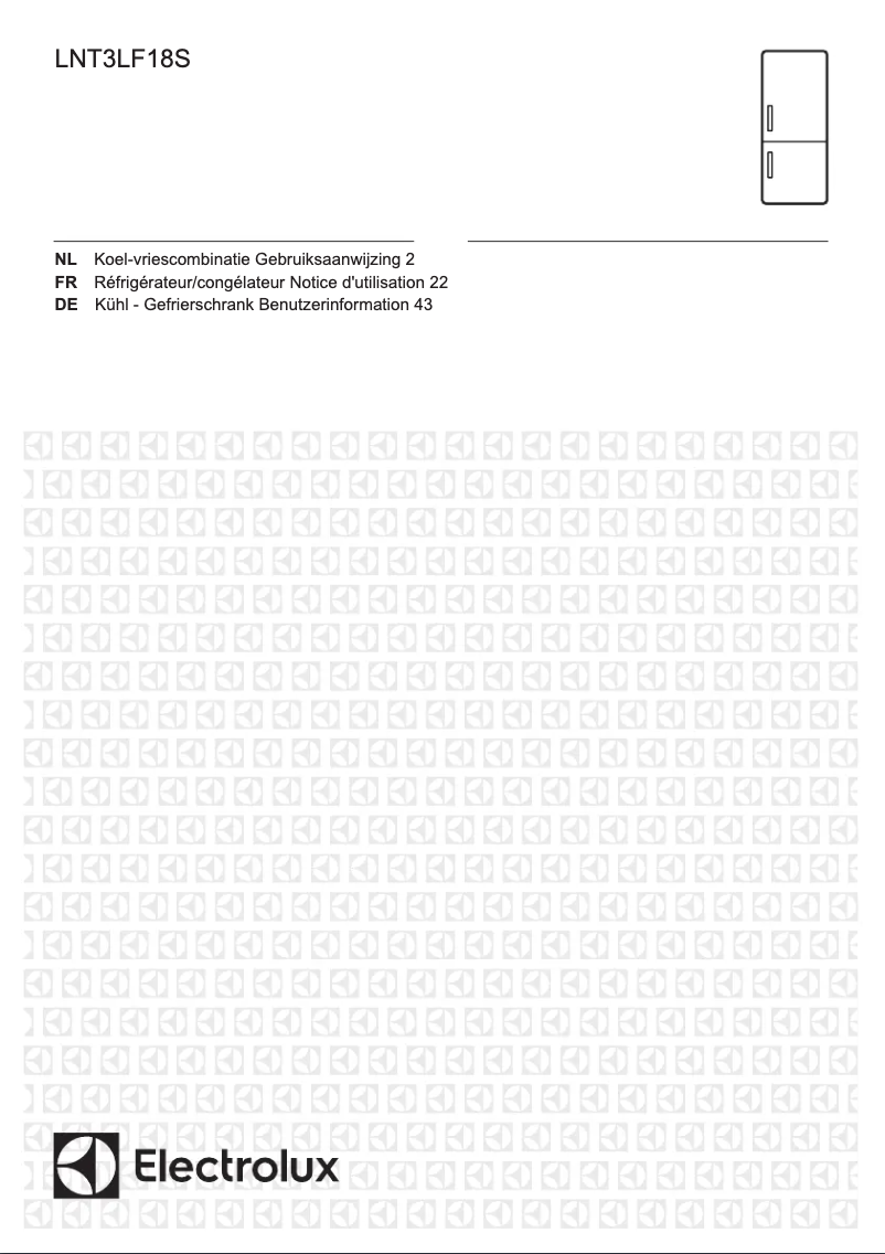 Page 1 de la notice Manuel utilisateur Electrolux LNT3LF18S