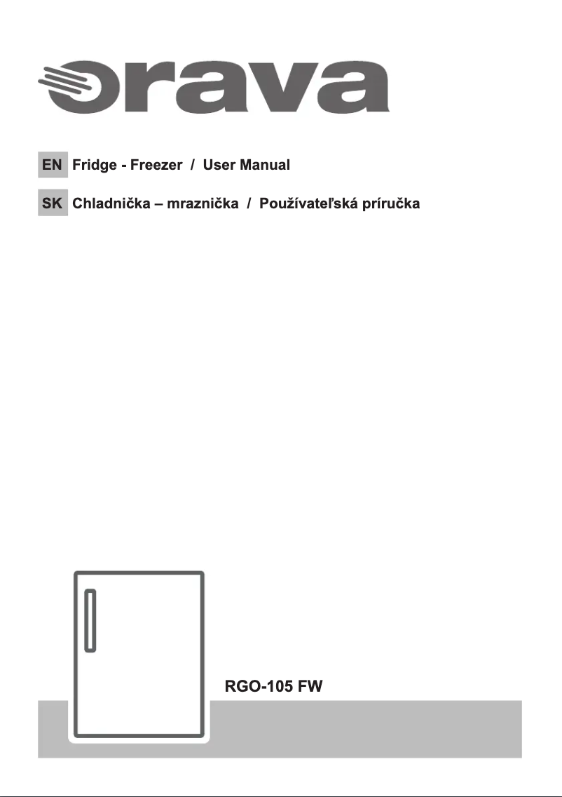 Image de la première page du manuel de l'appareil RGO-105 FW