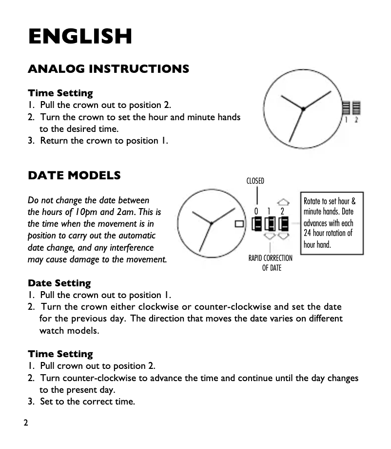 Page 1 de la notice Manuel utilisateur Armani AX2360