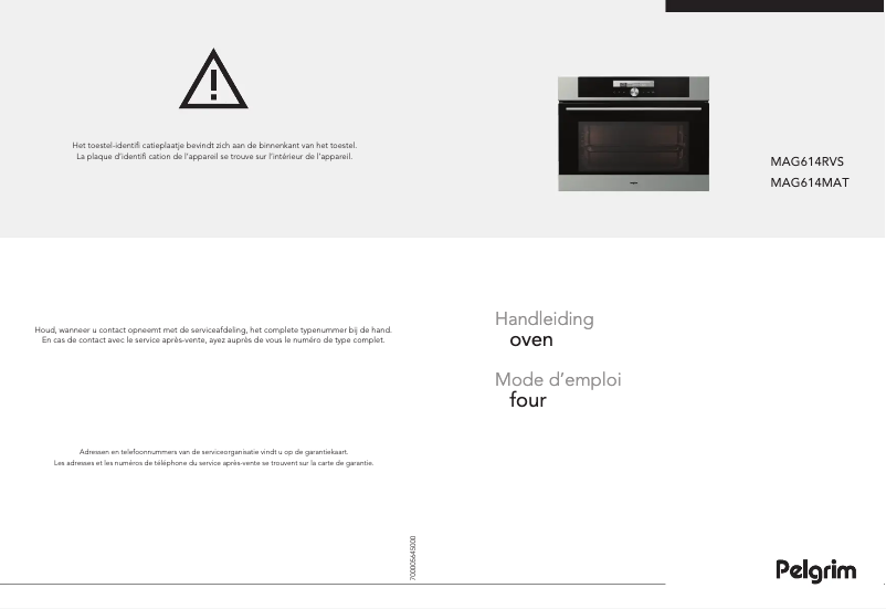 Página 1 del manual Manual de usuario Pelgrim MAG614RVS