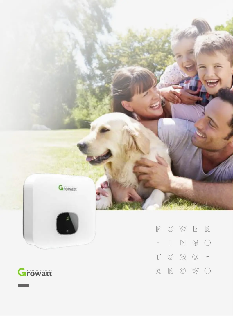 Image de la première page du manuel de l'appareil MIN 4200TL-XH