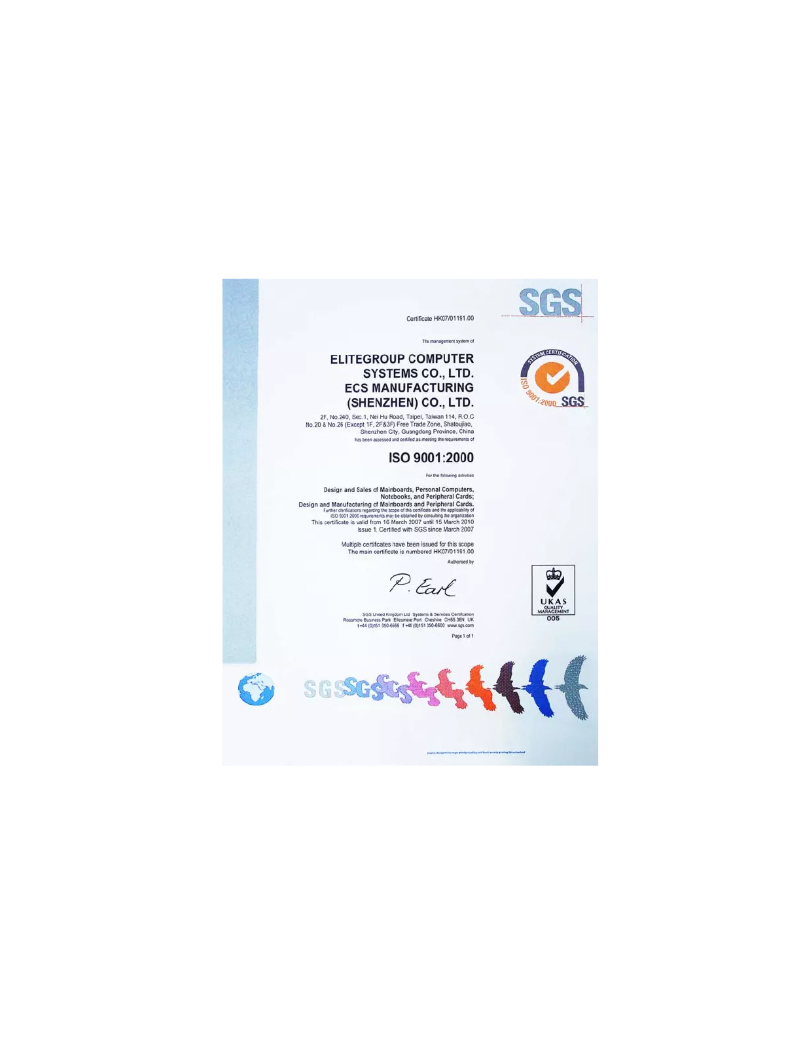 Page n°1 - Manuel utilisateur Elitegroup A790GXM-AD3