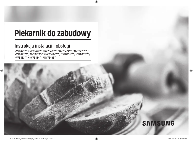 Page n°1 - Manuel utilisateur Samsung NV7B4345VAS