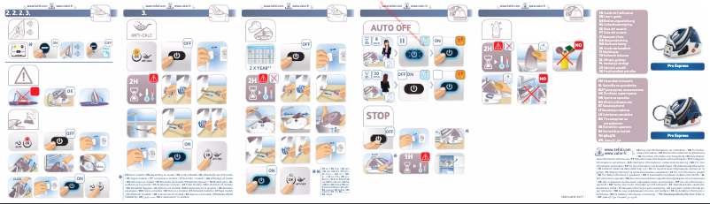 Image de la première page du manuel de l'appareil Infini Pro CV8730