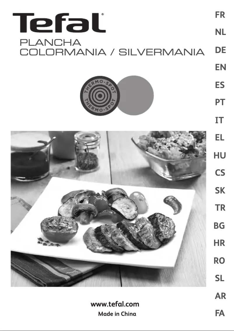 Page n°1 - Manuel utilisateur Tefal CB670801