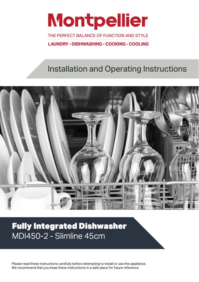 Page 1 de la notice Manuel utilisateur Montpellier MDI450-2