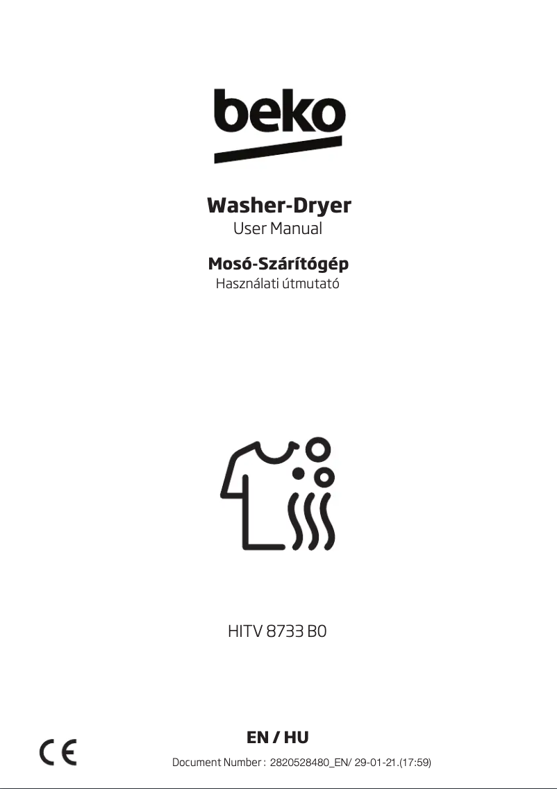 Page 1 de la notice Manuel utilisateur Beko HITV 8733 B0